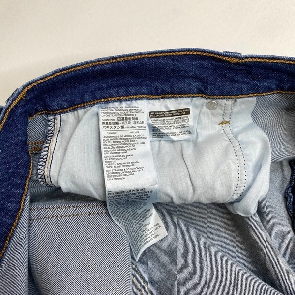 Levi's Plus Size High Rise Wedgie Fit Skinny Jeans - Picture 10 of 14